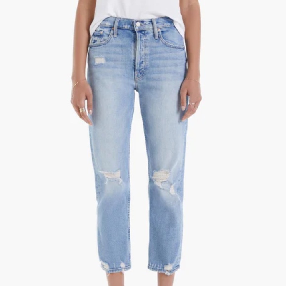 Mother Tomcat Ripped Jeans